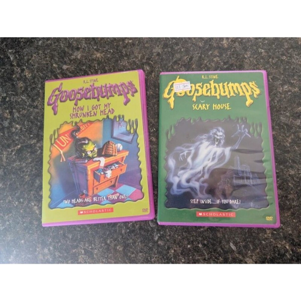 Goosebumps vintage DVDs lot